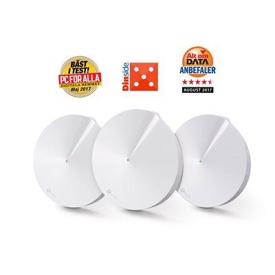 TP-Link Deco M5 WiFi MESH -järjestelmä, 3-pack, valkoinen