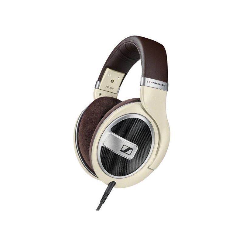 Sennheiser (Outlet) HD 599, korvaa ympäröivät High End kuulokkeet, 50 ohmia, norsunluu/ruskea