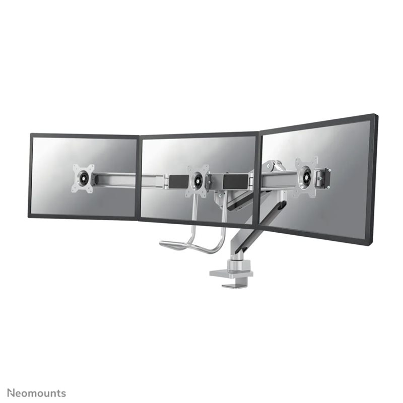 Neomounts by Newstar NM-D775DX3SILVER Select monitor desk mount, pöytäteline kolmelle monitorille, hopea