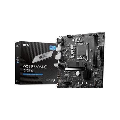 MSI PRO B760M-G DDR4, mATX-emolevy