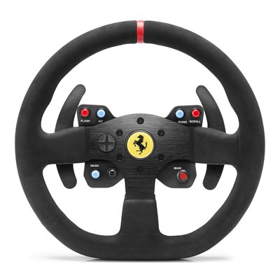 ThrustMaster 599XX EVO 30 Wheel Add-On Alcantara Edition -vaihtoratti, musta