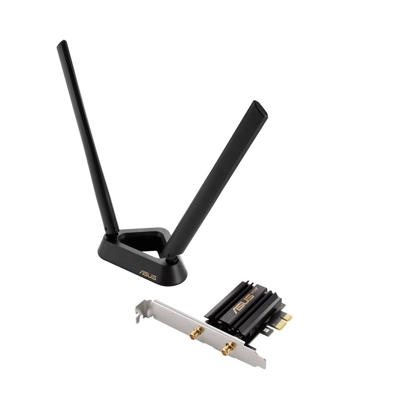 Asus PCE-AXE59BT, Wi-Fi 6E PCIe-adapteri, 802.11ax