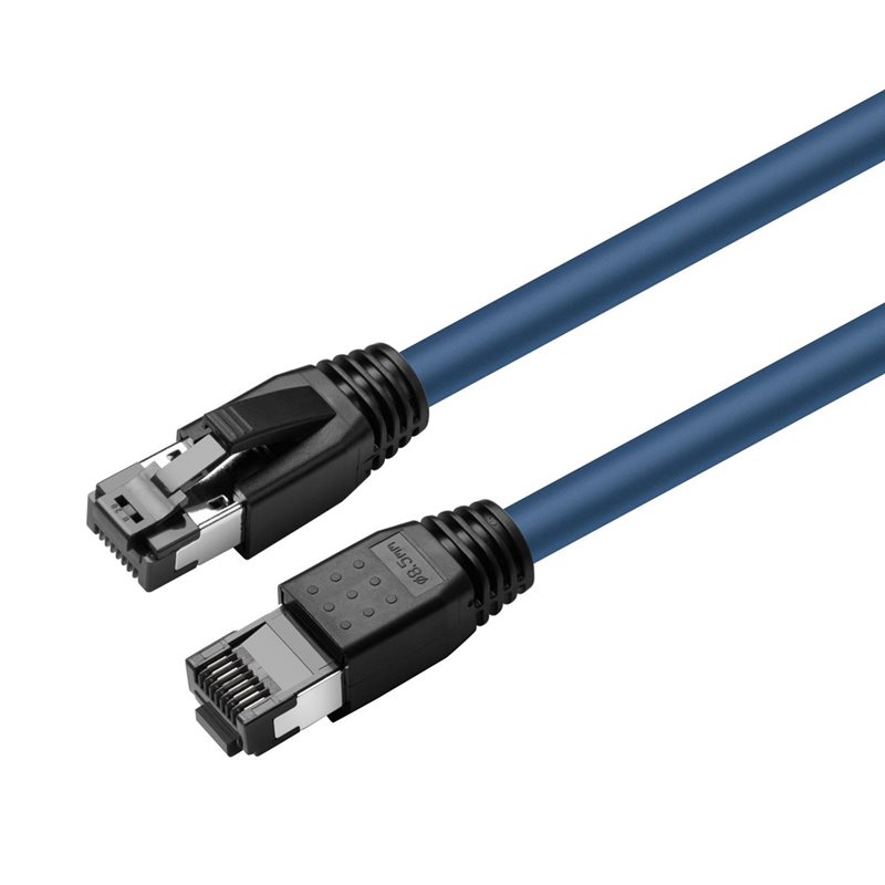 MicroConnect S/FTP Cat8.1 suojattu laitekaapeli, 0,5m, sininen