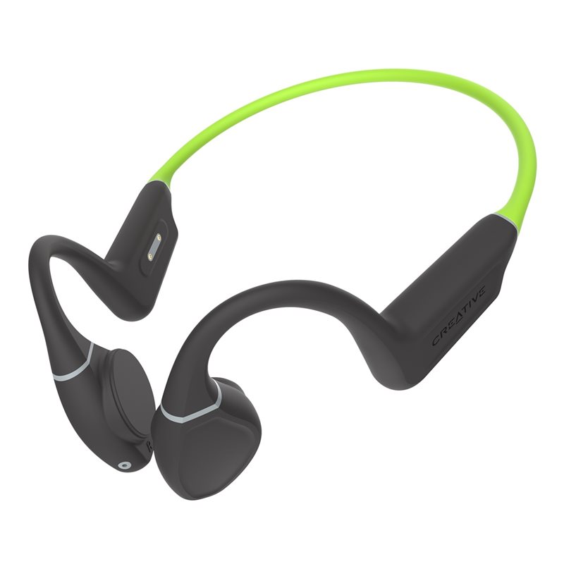 Creative Outlier Free+, langattomat luujohdekuulokkeet, Bluetooth 5.3, IPX5, limenvihreä