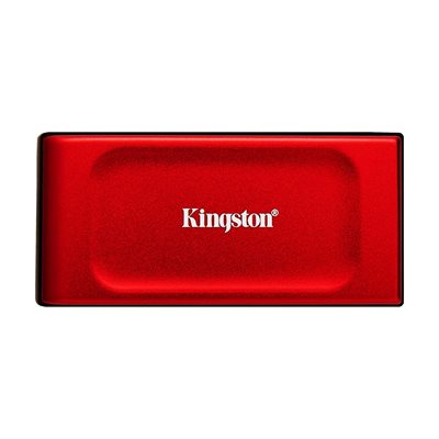 Kingston 2TB XS1000R, ulkoinen SSD-levy, USB 3.2 Gen 2, 1050/1000 MB/s, punainen