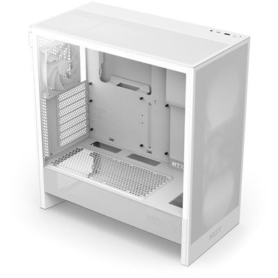 NZXT H5 Flow (2024) - White, ikkunallinen miditornikotelo, valkoinen