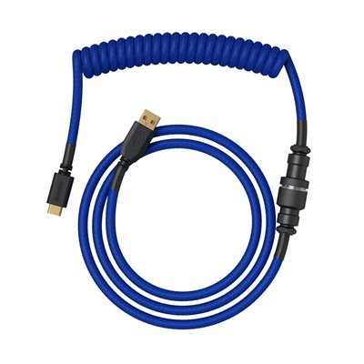 Glorious Glorious Coiled Cable, näppäimistön kierrekaapeli, Cobalt Blue