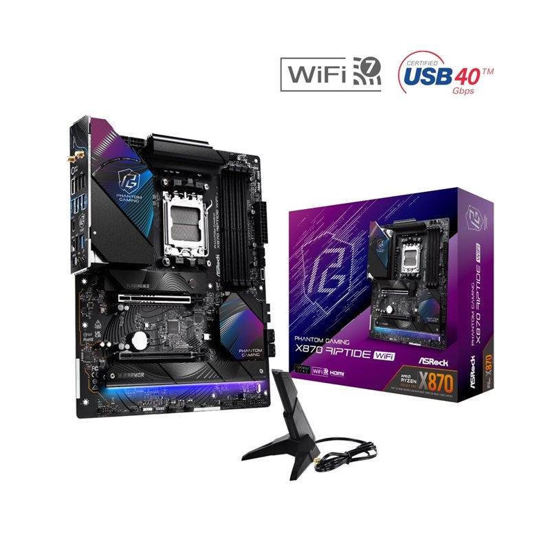 ASRock X870 Riptide WiFi, ATX-emolevy
