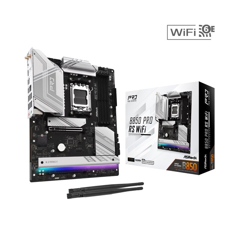 ASRock B850 Pro RS WiFi, ATX-emolevy