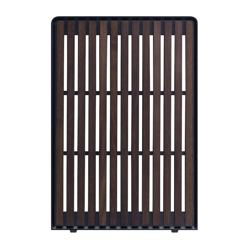 Lian Li A3-mATX Front Wood Panel, puinen kotelon etupaneeli, musta/pähkinäpuu