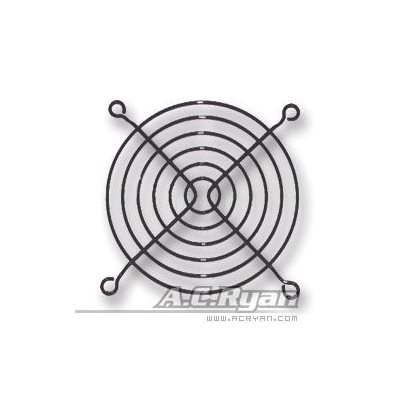 N/A Metallinen sormisuojain 92x92, musta