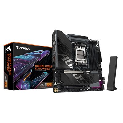 Gigabyte B850M AORUS ELITE WIFI6E, mATX-emolevy