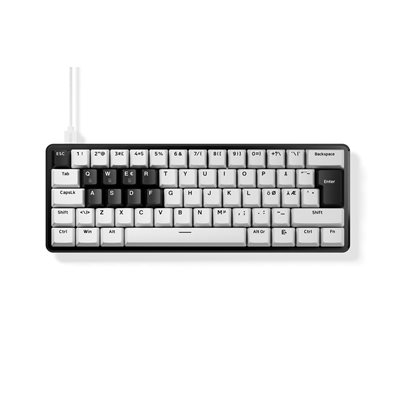 Pulsar PCMK 3 HE 60 ISO Nordic White -pelinäppäimistö, valkoinen