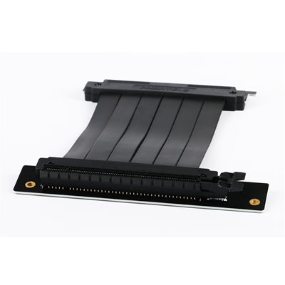 Phanteks (Outlet) Flatline PCI-E x 16 Riser Cable, 150mm, 90° kulma, musta