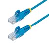 StarTech.com U/UTP Cat6 Slim laitekaapeli, LSZH, 0,25m, sininen