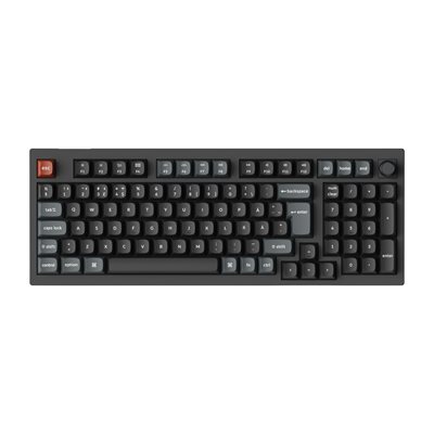 Keychron V5 Ultra, langaton 8K mekaaninen näppäimistö, 96%, POM Brown, musta