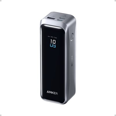 Anker 20100 mAh Prime Power Bank, varavirtalähde, 2x USB-C, USB-A, musta