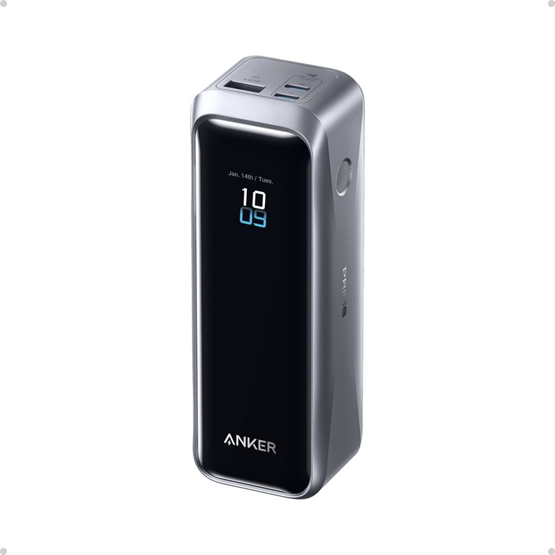 Anker 20100 mAh Prime Power Bank, varavirtalähde, 2x USB-C, USB-A, musta