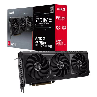 Asus Radeon RX 9070 GRE PRIME - OC Edition -näytönohjain, 12GB GDDR6