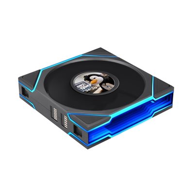 Lian Li UNI FAN TL LCD Flex Wireless, 120mm PWM-laitetuuletin, musta