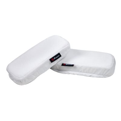 Arozzi Memory Foam Armrest Pads, muistivaahtotyynypari käsinojiin, valkoinen