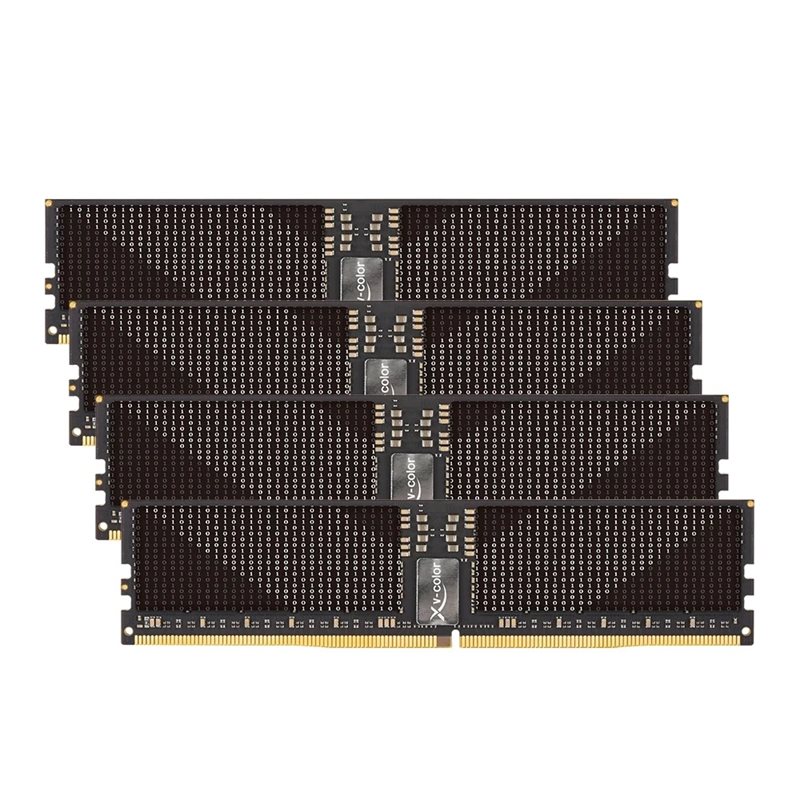 v-color 512GB (4 x 128GB) OC R-DIMM - AMD TRX50, DDR5 6000MHz, CL38, 1.25V, musta