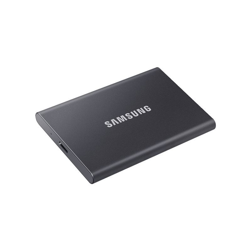 Samsung 1TB Portable SSD T7, ulkoinen SSD-levy, USB 3.2 Gen2 Type-C, titaanin harmaa
