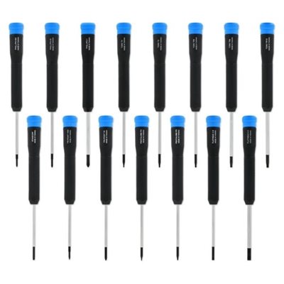 iFixit Marlin Screwdriver Set, 15-osainen ruuviväänninsarja + kotelo, musta/sininen