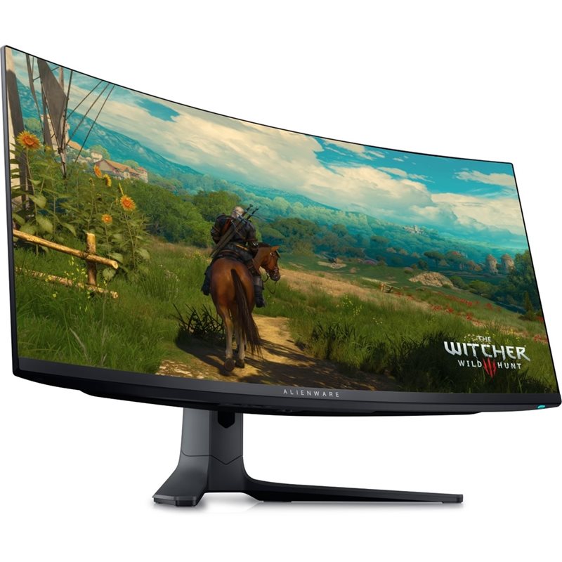 Dell (Outlet) 34" Alienware AW3423DWF, kaareva 165Hz QD-OLED -pelimonitori, musta