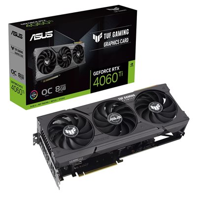 Asus GeForce RTX 4060 Ti TUF Gaming - OC Edition -näytönohjain, 8GB GDDR6