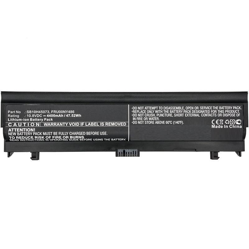 CoreParts Kannettavan tietokoneen tarvikeakku, 48 Wh / 4400 mAh, musta (Lenovo)