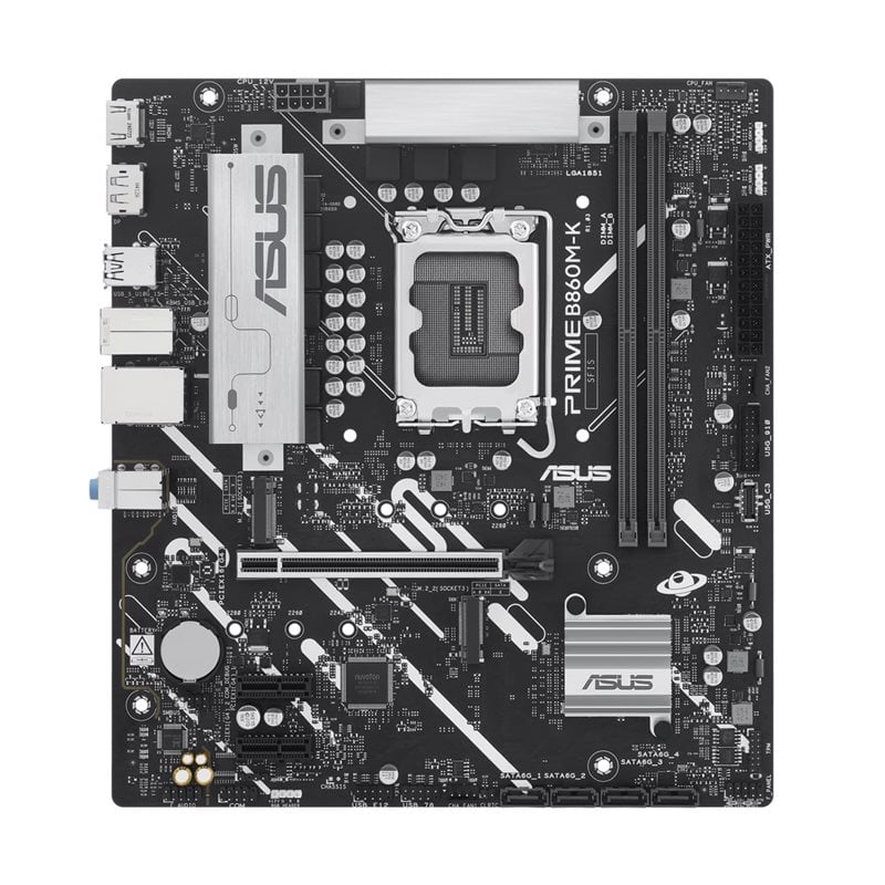 Asus PRIME B860M-K, mATX-emolevy