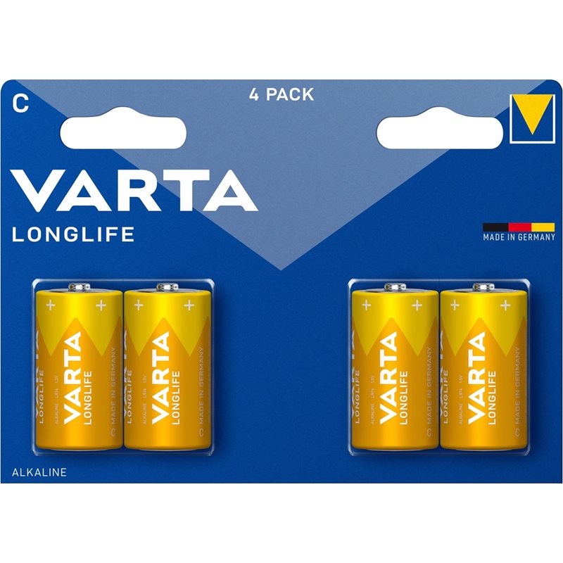 Varta C/LR14 Longlife -paristo, 4kpl