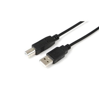 MicroConnect 2.0 USB-A - USB-B -kaapeli, 0,5m, musta