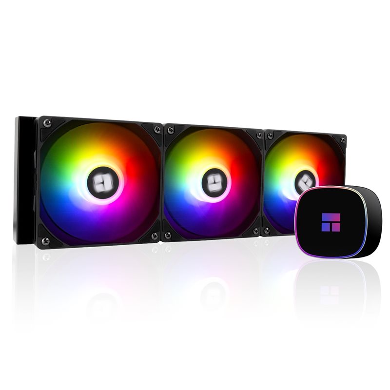 Thermalright Frozen Horizon 360 ARGB BLACK V2, 360mm AIO-nestejäähdytysratkaisu prosessorille, musta