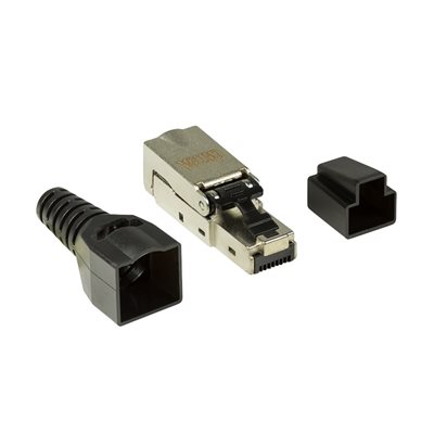 Logilink Suojattu FTP Cat6A RJ-45 -kenttäliitin, hopea