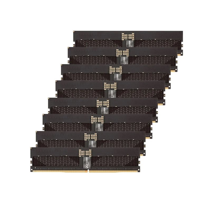 v-color 128GB (8 x 16GB) OC R-DIMM - AMD WRX90, DDR5 6000MHz, CL32, 1.40V, musta
