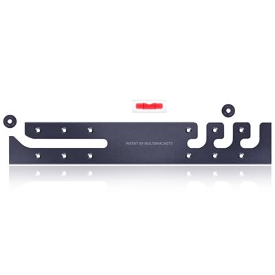 Multibrackets 46-63" M VESA Wallmount Razor Thin 4/5/600, -seinäteline näytölle, musta