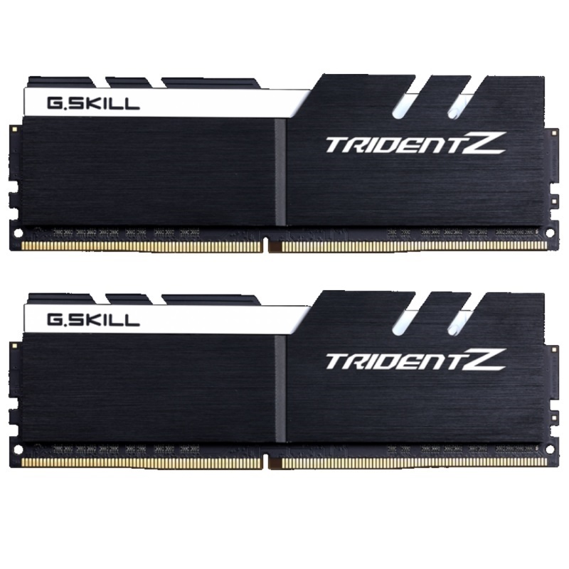 G.Skill 16GB (2 x 8GB) Trident Z, DDR4 3600MHz, CL16, 1.35V, musta/valkoinen