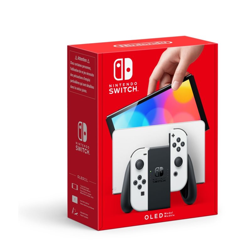 Nintendo Switch - OLED Model -pelikonsoli, valkoinen