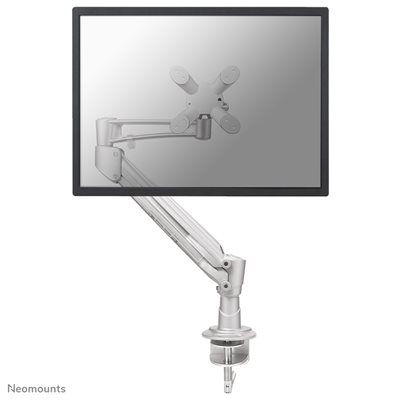 Neomounts 10-37" Monitor Desk Mount, näyttövarsi pöydälle, hopea
