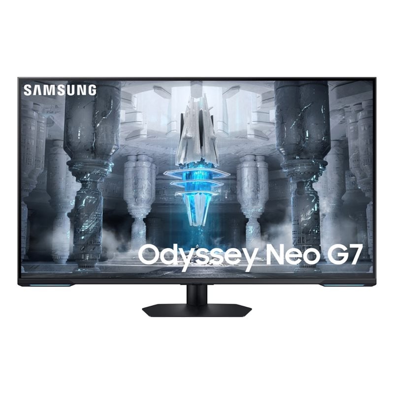 Samsung 43" Odyssey Neo G7, 144Hz 4K UHD -pelimonitori, musta/valkoinen
