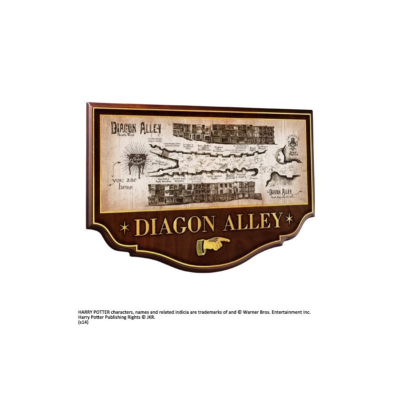 NOBLE Harry Potter - Diagon Alley Wall Plaque