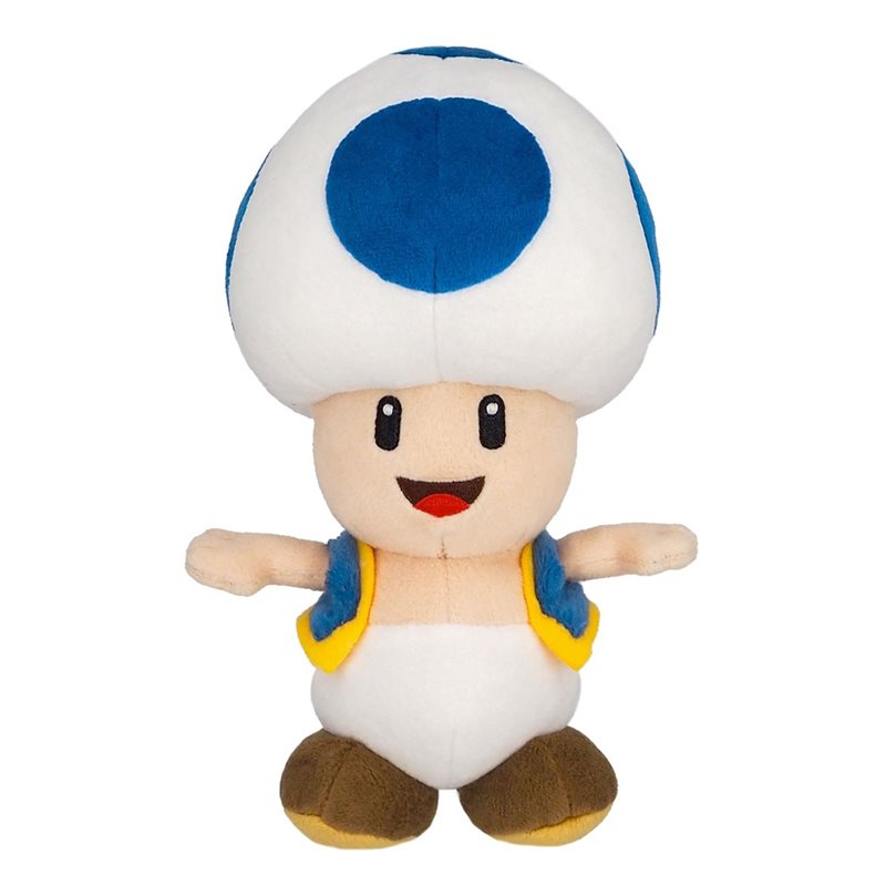 1UP Distribution Nintendo Together Plush - Super Mario Blue Toad -pehmolelu, 20cm