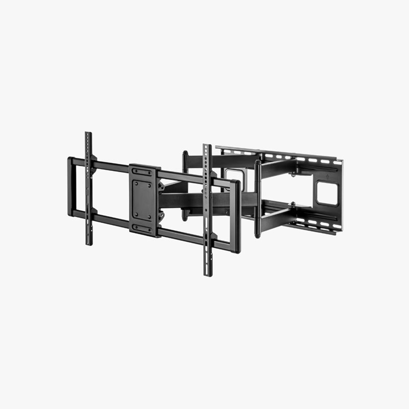 Alterzone 43-100" Titan, -seinäteline näytölle, musta