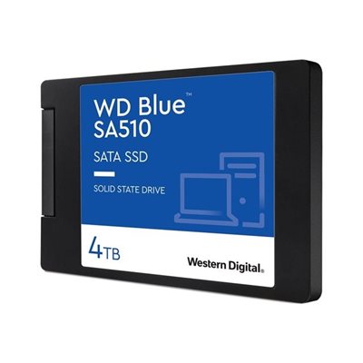 Western Digital 4TB WD Blue SA510 SATA SSD, 2.5"/7mm, 560/520 MB/s