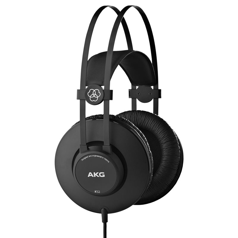 AKG K52, suljetut stereokuulokkeet, mattamusta