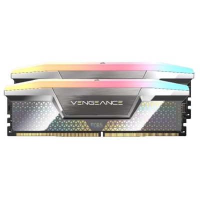 Corsair 48GB (2 x 24GB) Vengeance RGB DDR5 CUDIMM, 8200MHz DDR5, CL40, 1.40V, hopea