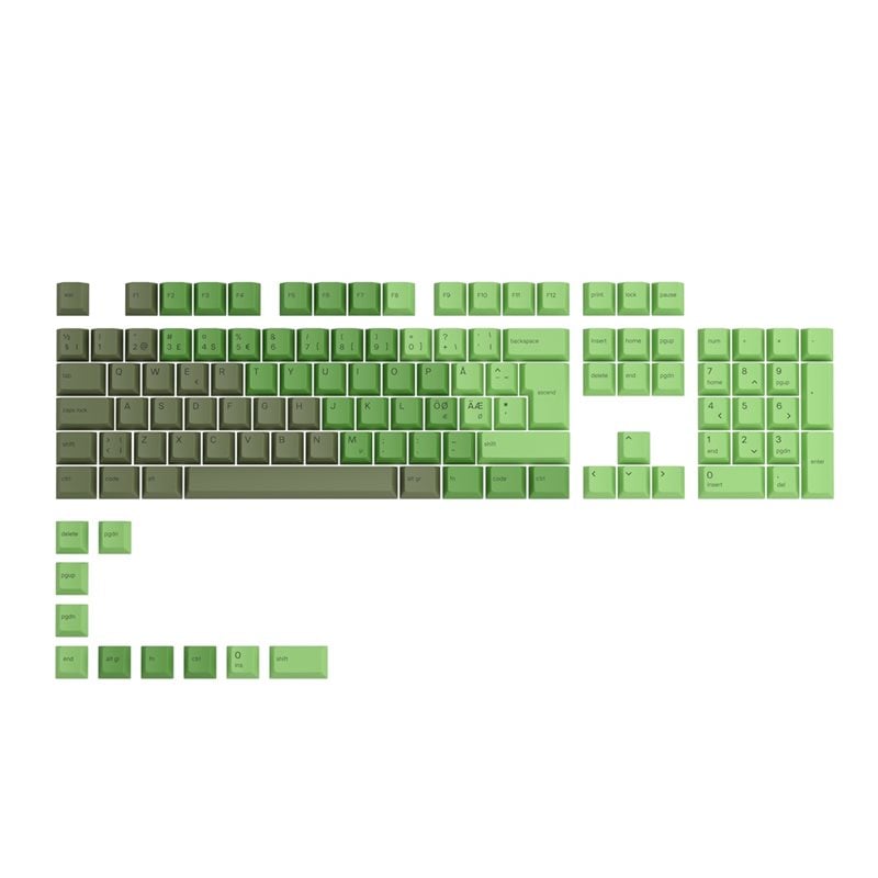 Glorious PBT-näppäinhattusarja, Nordic-Layout, Olive