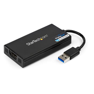 StarTech.com 3.2 Gen1 USB-A -> HDMI -sovitin, UHD 4K, musta